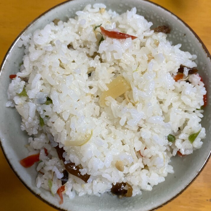 簡単！山菜かやくご飯